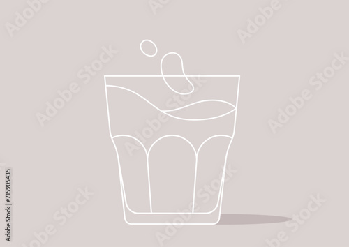 Drink water, a daily good habit reminder to stay hydrated