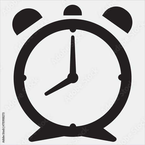 Black alarm clock isolated, Alarm clocks clip art clock icons computer icons EPS Vector