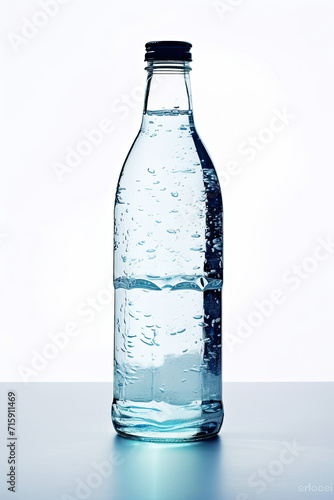 Bottle of Water on Table, Refreshing Hydration for Everyday Use and Stay Hydrated!