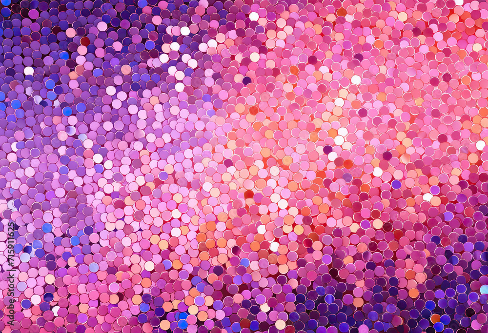 Purple Background With Numerous Small Circles
