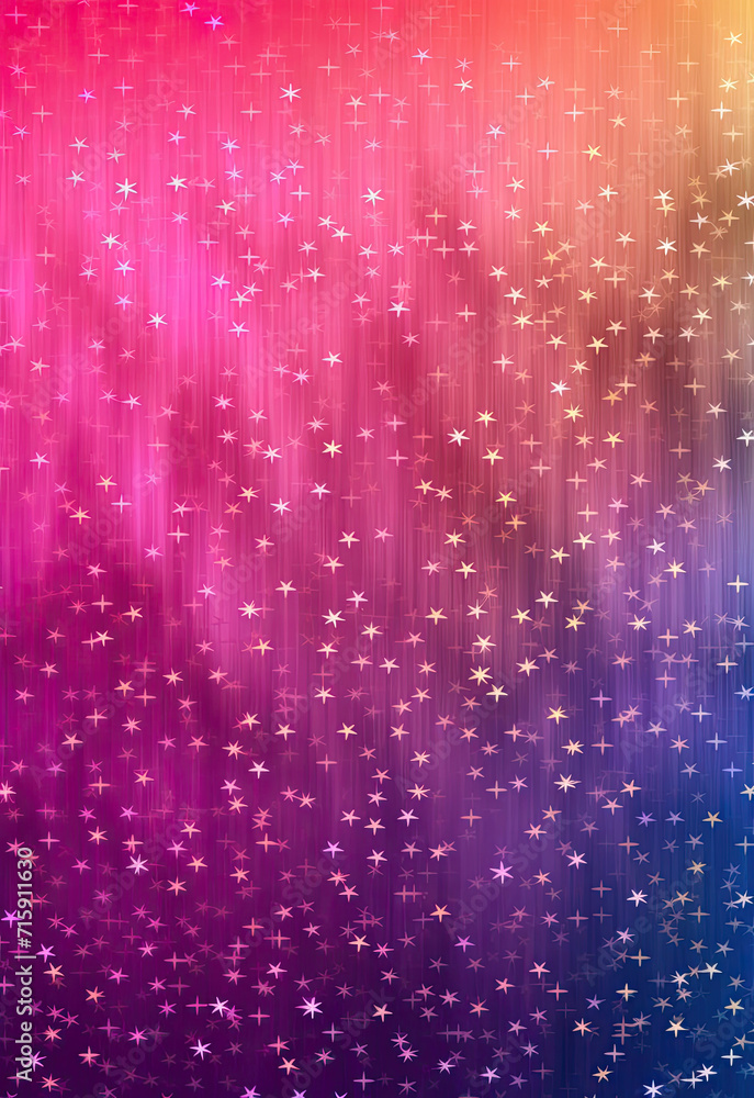 Colorful Background With Stars - Vibrant and Playful Design