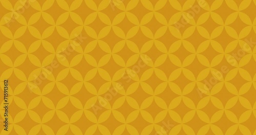 Wallpaper Mural Seamless looped yellow color minimalistic pattern motion graphics background. Abstract flat circular shape animated seamless pattern background moving in a single direction. Torontodigital.ca