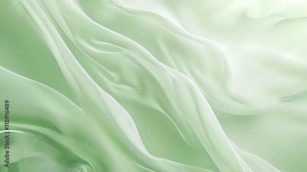 green leaves on green silk background green leaves on green silk background