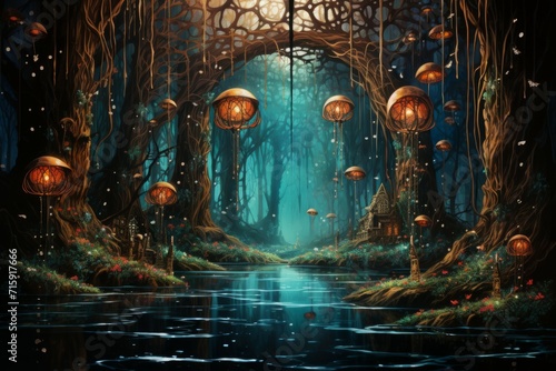 Enchanted Dreamcatcher Forests - Generative AI