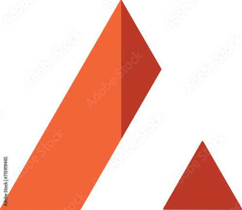 Pyramid Logo template and logogram  photo