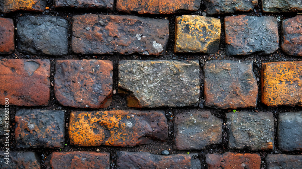 A brick background with small sand particles, creating a feeling of natural structure A brick background with small sand particles, creating a feeling of natural structure