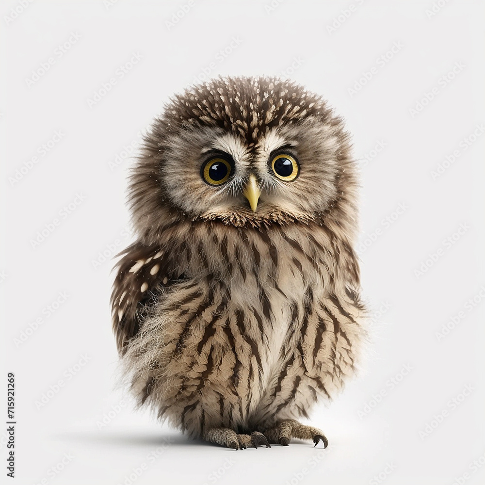 Fototapeta premium Cute owl Stock Photos