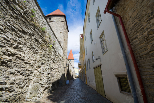Street along the city walls...