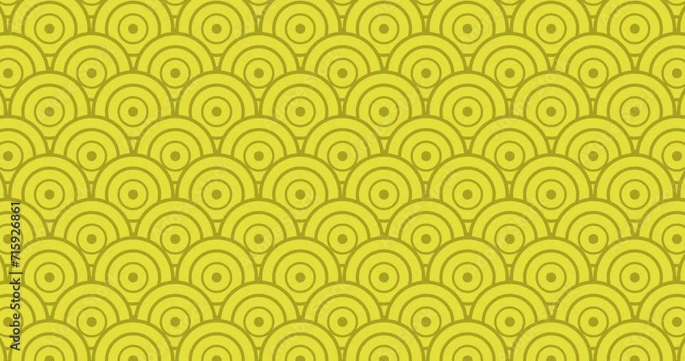 Abstract flat Circular mandala outline and circular shape animated seamless pattern background moving in a single direction. Yellow color minimalistic pattern motion graphics background. Abstract flat Circular mandala outline and circular shape animated seamless pattern background moving in a single direction. Yellow color minimalistic pattern motion graphics background.