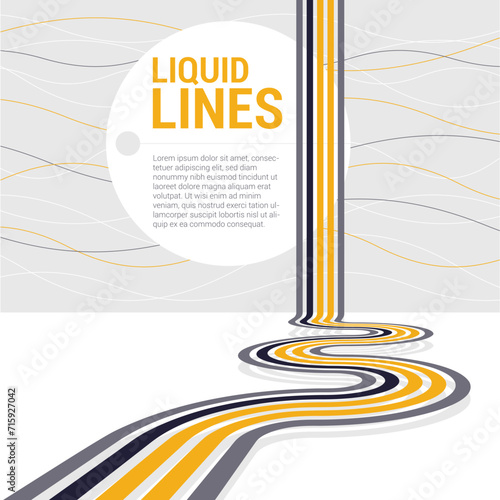 Retro prospective lines background.