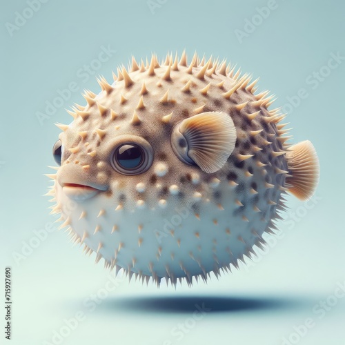 baby puffer fish
 photo