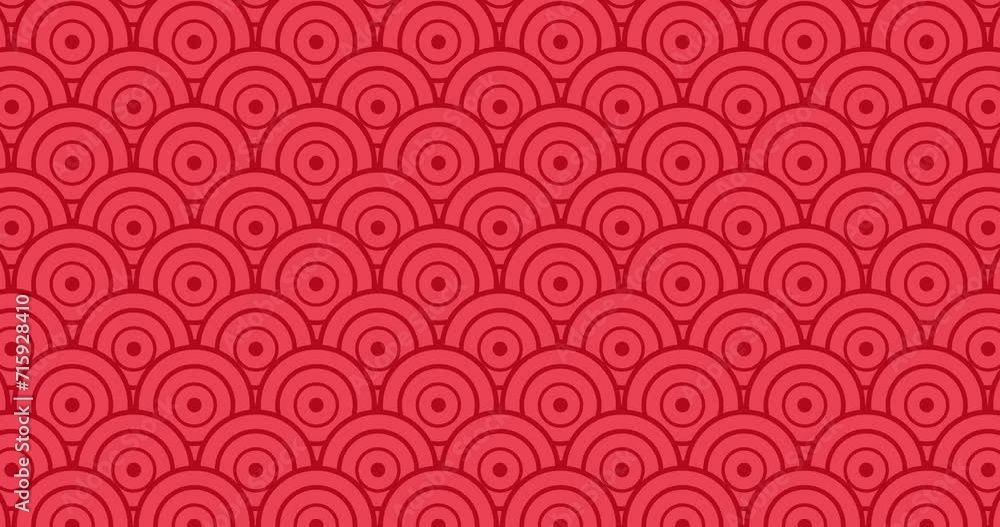 Abstract flat Circular mandala outline and circular shape animated seamless pattern background moving in a single direction. Red color minimalistic pattern motion graphics background. Abstract flat Circular mandala outline and circular shape animated seamless pattern background moving in a single direction. Red color minimalistic pattern motion graphics background.