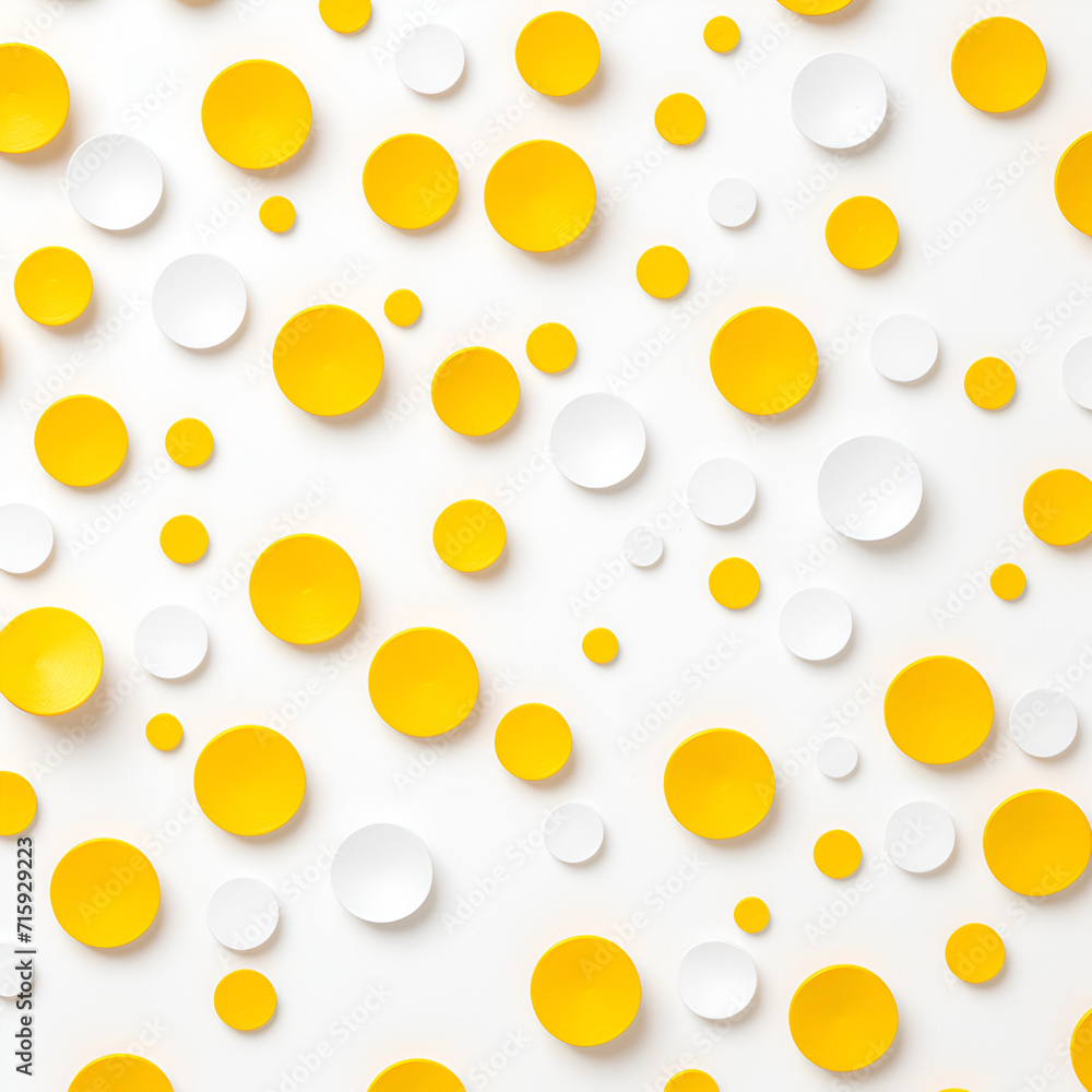 pattern with yellow pills