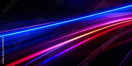 3d render, abstract minimal background, vertical pink blue neon lines, glowing in ultraviolet spectrum. Cyber space. Laser show. Futuristic wallpaper