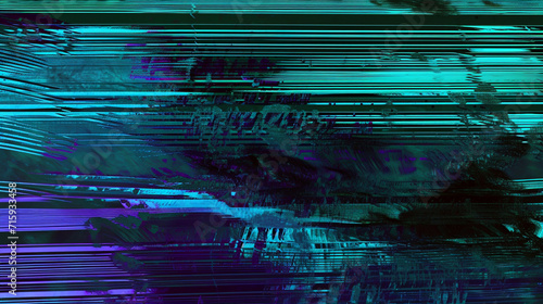 Noise Right Pixel Sorting Waves Digital Grunge Glitch Video Damage. Creative background