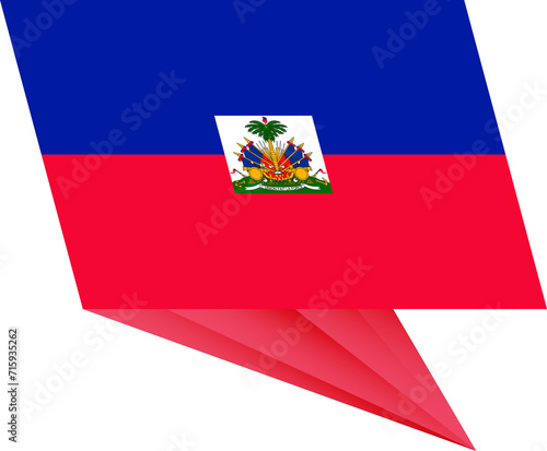 Haiti pin flag
