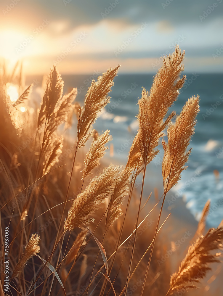 Fototapeta premium view of the sea from the beach