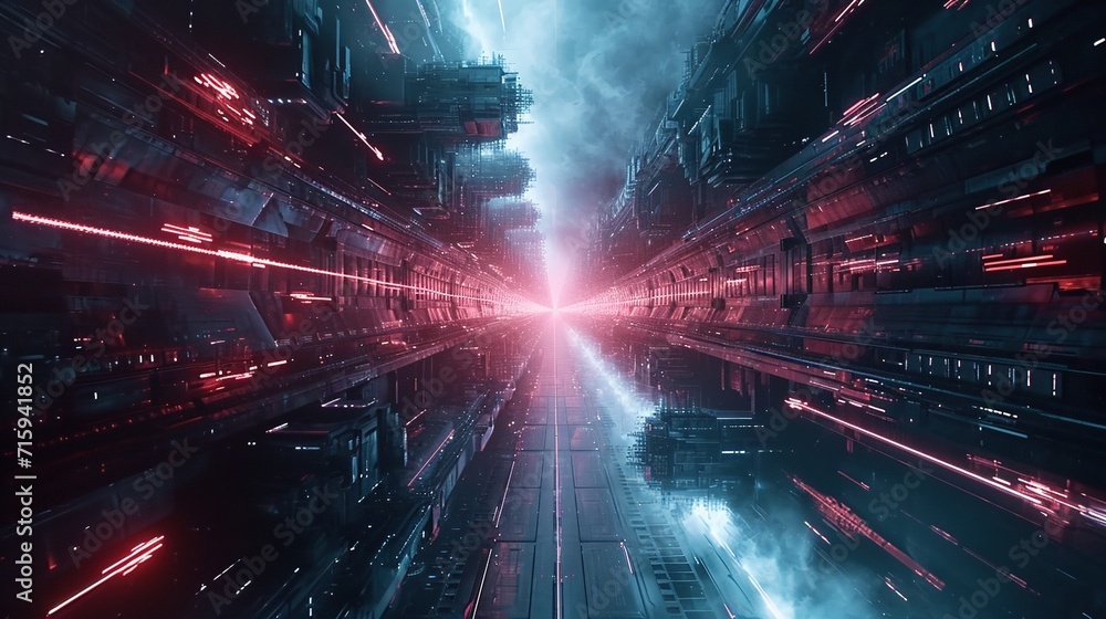 futuristic abstract wallpaper with neon lights. neon background. created with Generative AI futuristic abstract wallpaper with neon lights. neon background. created with Generative AI