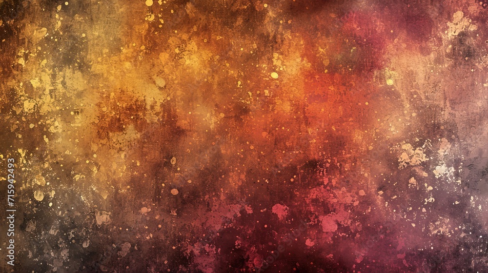 abstract grunge background with oil paints stains created with Generative AI
