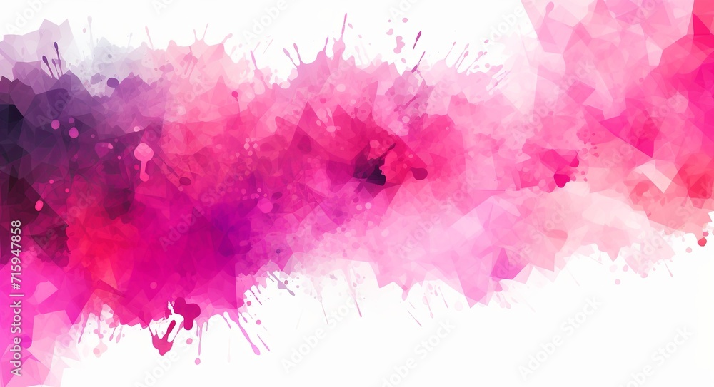 Pink splash on white background Pink splash on white background