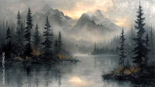 Mist over the lake © Lavinia