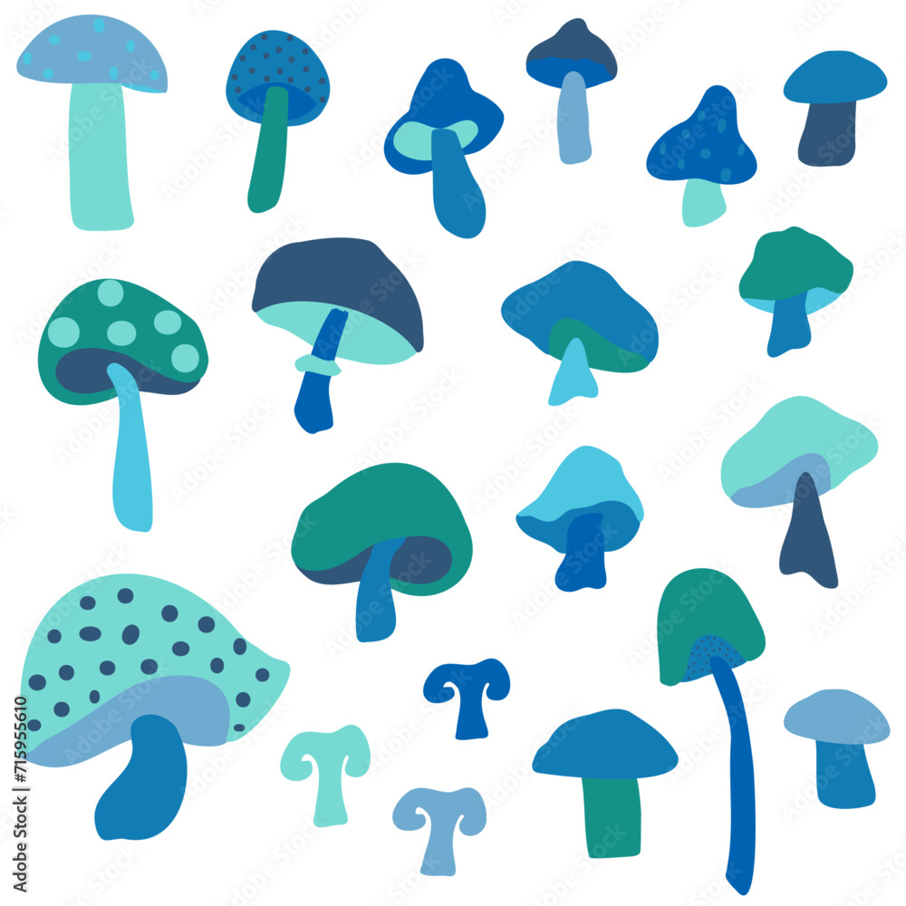 Retro Mushroom Collection No.1 Retro Mushroom Collection No.1