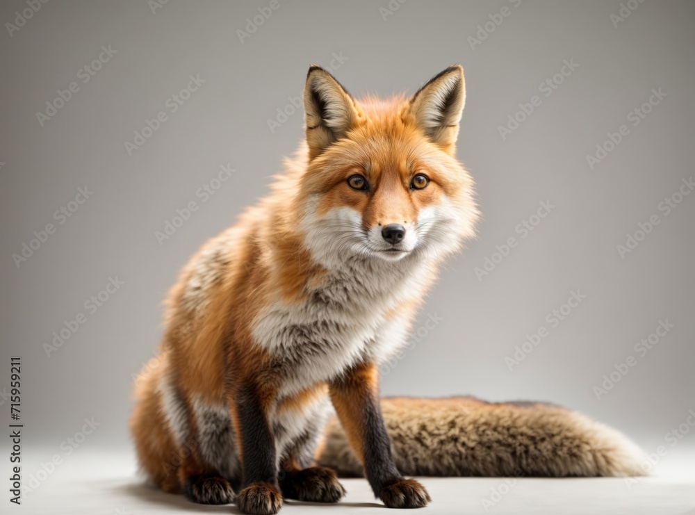 Red Fox in the Pale Blanket Red Fox in the Pale Blanket
