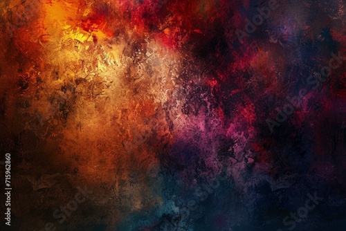 an exquisite, painterly abstract background with rich colors and textures. © Sardar