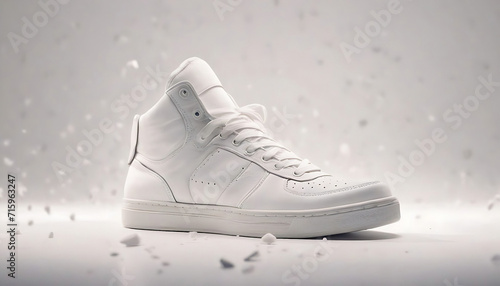 sneakers in modern design isolated white background no brand and sign
