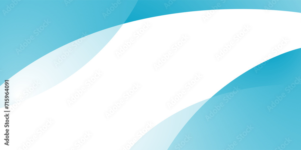 Blue and white curve vector background for corporate concept, template, poster, brochure, website, flyer design. Vector illustration - obrazy, fototapety, plakaty 