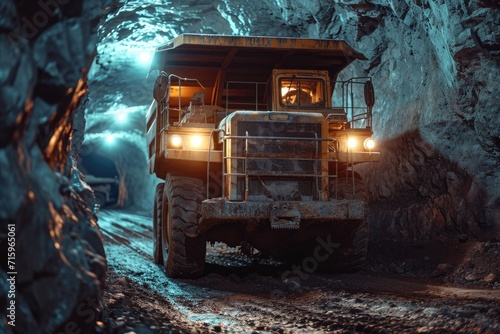 Underground mining truck