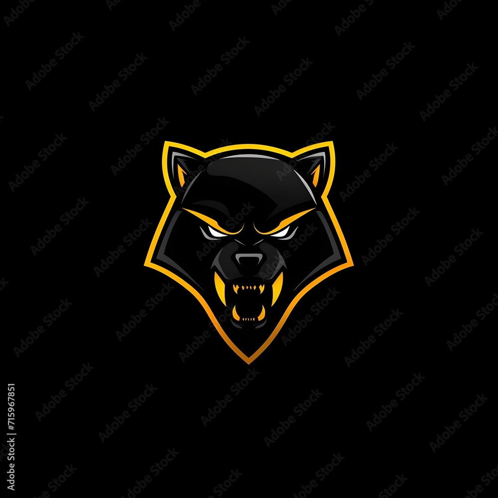 A Bear Logo, Gaming vector art logo - Generative AI A Bear Logo, Gaming vector art logo - Generative AI