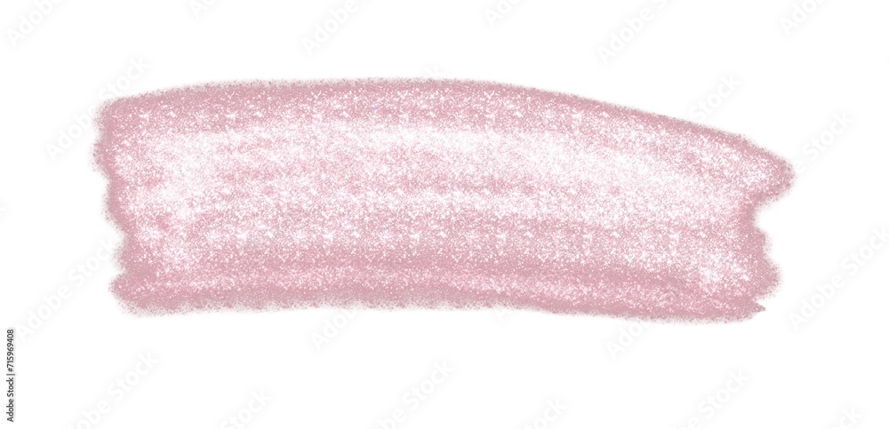 Pink glitter brush stroke 