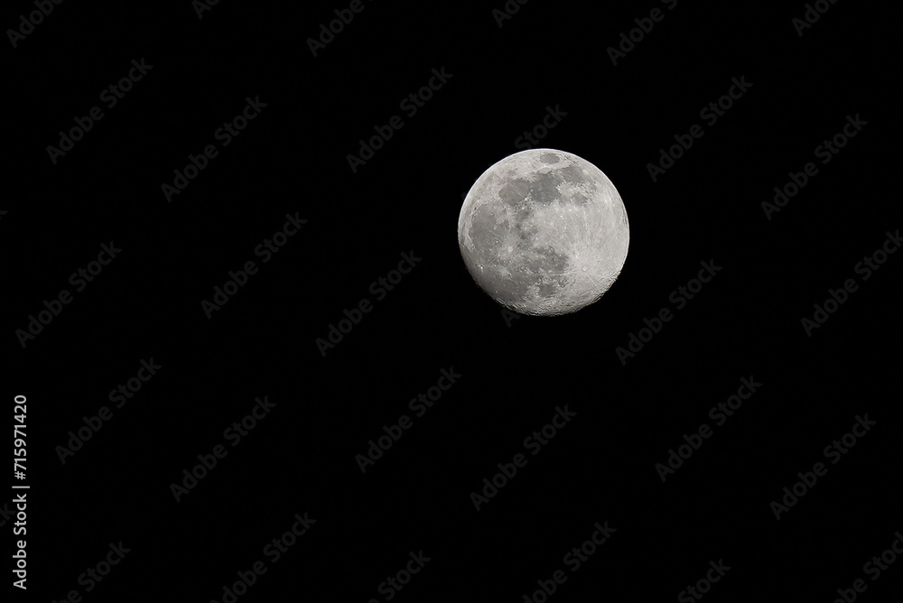Full moon. Moon background ,Astrophotography, The Moon is an astronomical body that orbits planet Earth, being Earth's only permanent natural satellite, Full moon isolated on black background. Full moon. Moon background ,Astrophotography, The Moon is an astronomical body that orbits planet Earth, being Earth's only permanent natural satellite, Full moon isolated on black background.