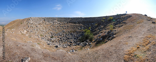 Laodikya Ancient City in Denizli, Turkey. photo