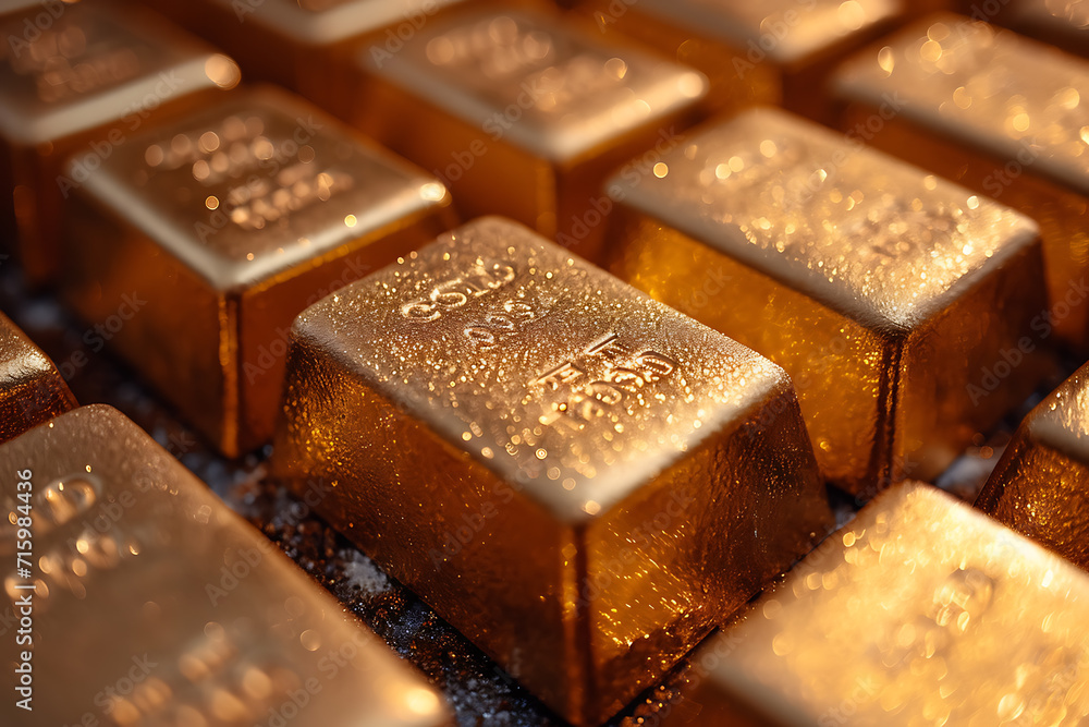 gold bars background gold bars background