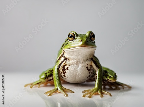 Frog in Pure White