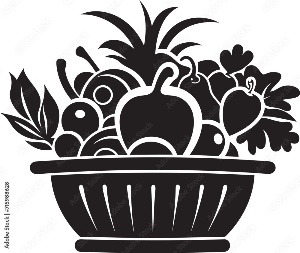 Fruitful Harmony Unveiled Bold Black Icons Illuminate the Nutritional Symphony within a Vector Basket Wholesome Delight Vector Emblems in Sleek Black Portray the Delightful Nutrition of a Fruit Baske Fruitful Harmony Unveiled Bold Black Icons Illuminate the Nutritional Symphony within a Vector Basket Wholesome Delight Vector Emblems in Sleek Black Portray the Delightful Nutrition of a Fruit Baske