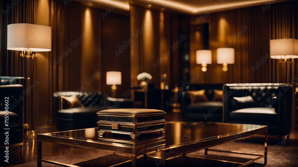 Luxury living room interior design with stylish furnitures , leather furniture Luxury living room interior design with stylish furnitures , leather furniture