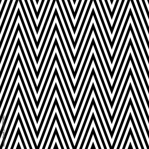Zigzag lines. Jagged stripes. Seamless surface pattern design with sharp waves ornament. Repeated chevrons wallpaper. Digital paper for page fills, web designing, textile print. Vector illustration.