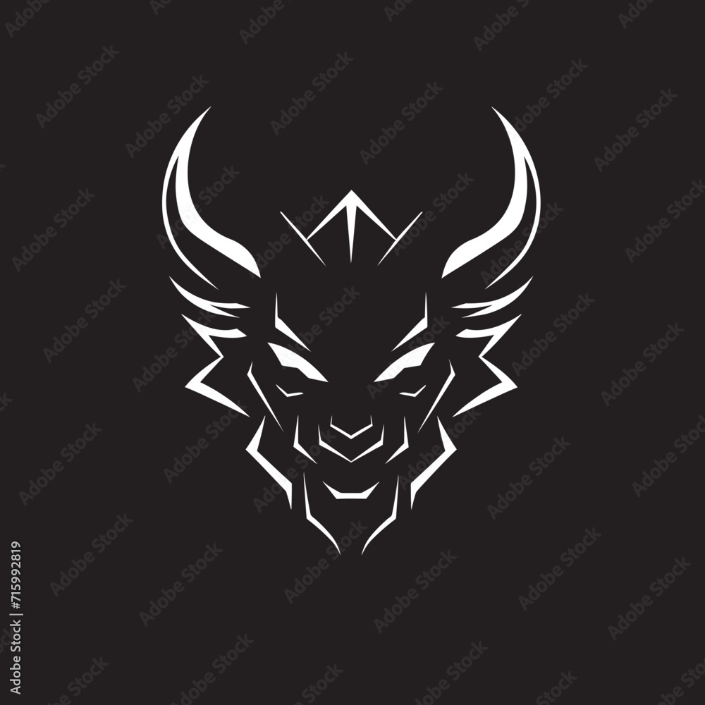 Chic Oni Head Logo Sleek Black Vector Illustration Japanese Demon Icon Oni Mask in Contemporary Black Chic Oni Head Logo Sleek Black Vector Illustration Japanese Demon Icon Oni Mask in Contemporary Black