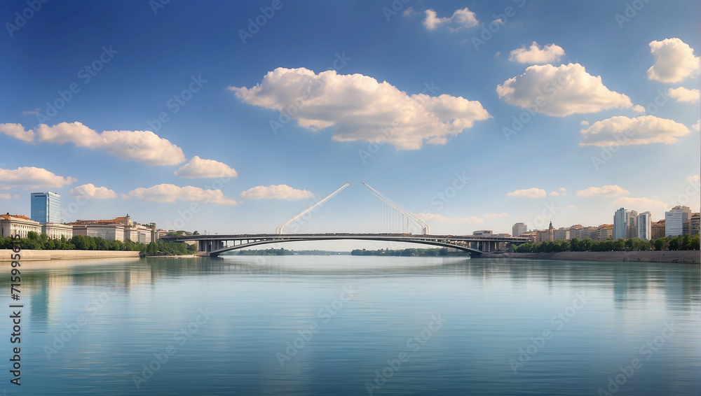 Obraz premium bridge over the river thames bridge over the river city harbour bridge