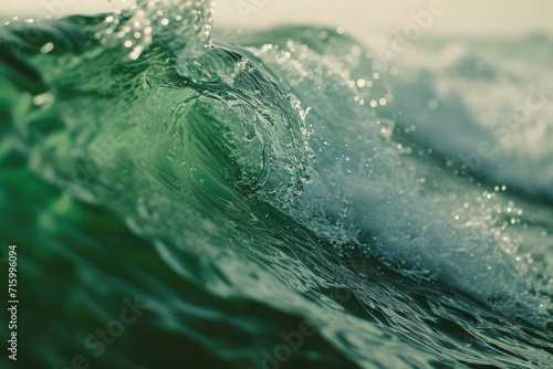Close-Up of Ocean Wave © Ilugram