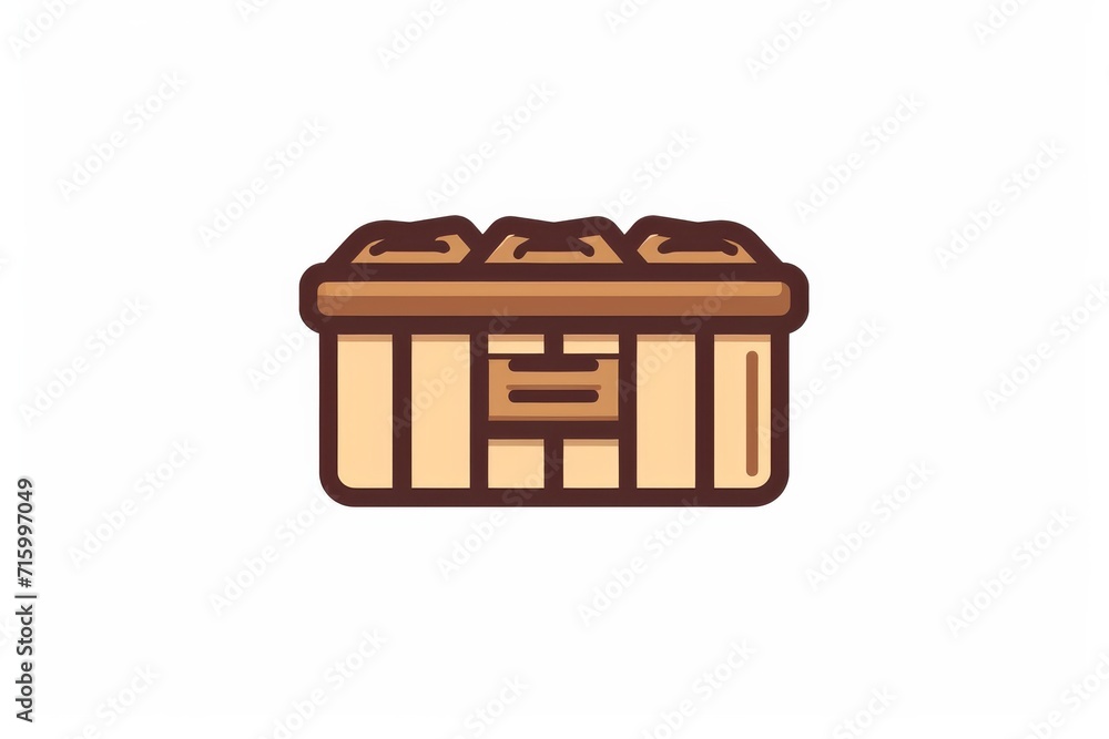 A simple brown and white box holds endless possibilities, inviting curiosity and imagination to fill its blank canvas with stories and memories A simple brown and white box holds endless possibilities, inviting curiosity and imagination to fill its blank canvas with stories and memories