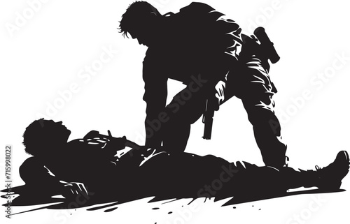 Riot Resilience Police and Violent Fury Icon Design Intrepid Vengeance Black Icon for Police and Violence