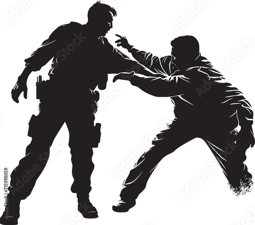 Reckless Resilience Black Iconic Police Wrath Nocturnal Vigilance Intimidating Police and Violence