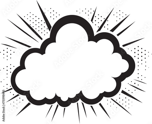 Speech Bubble Showcase 80 Word Iconic Design Charm PopArt Panache 80 Words Comic Speech Bubble Vector