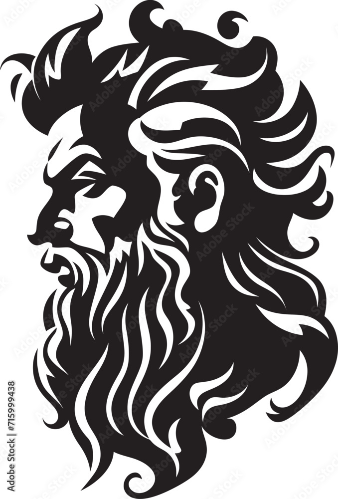 Aqua Monarch Poseidon Gods Iconic Black Emblem in 80 Words Sea Sovereignty Poseidons Black Iconic Vector Design Emerges Aqua Monarch Poseidon Gods Iconic Black Emblem in 80 Words Sea Sovereignty Poseidons Black Iconic Vector Design Emerges