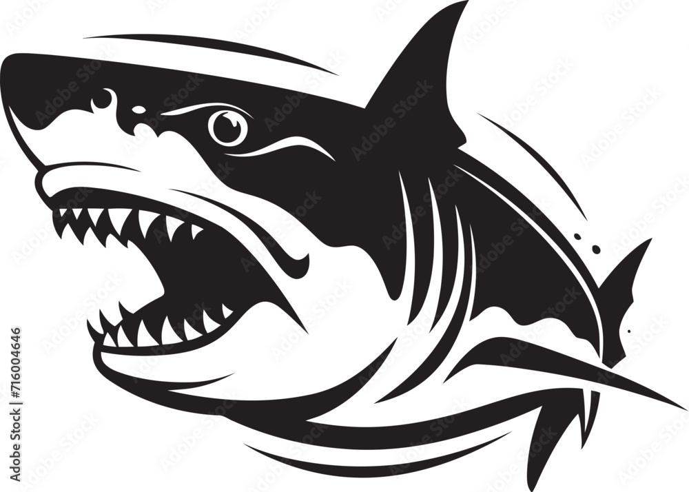 Majestic Predator Elegant Vector Design for Shark Emblem Fierce Fin Vector Black Icon Design for Elegant Shark Logo Majestic Predator Elegant Vector Design for Shark Emblem Fierce Fin Vector Black Icon Design for Elegant Shark Logo