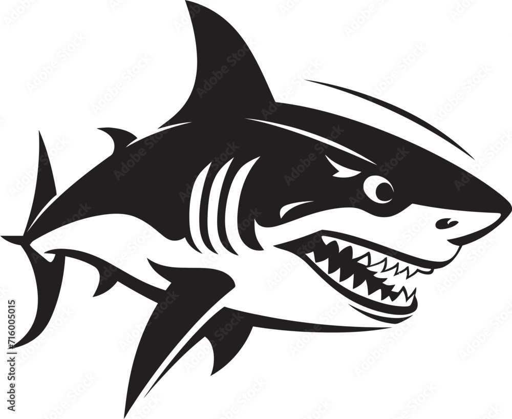 Sleek Predator Vector Black Icon Design for Dynamic Shark Oceanic Vigilance Black Iconic Shark Emblem Design Sleek Predator Vector Black Icon Design for Dynamic Shark Oceanic Vigilance Black Iconic Shark Emblem Design